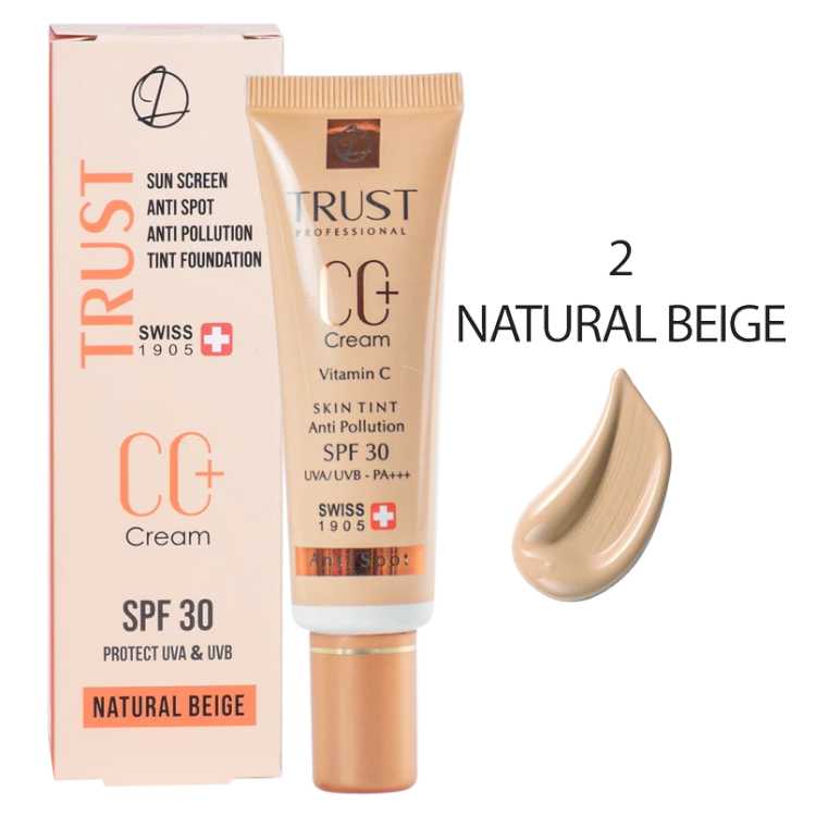 سی سی کرم پلاس تراست شماره 2 (بژ طبیعی)spf30