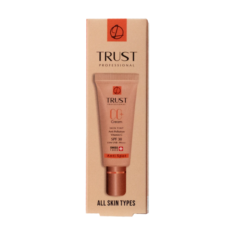 سی سی کرم پلاس تراست شماره 3 (بژ تیره)spf30