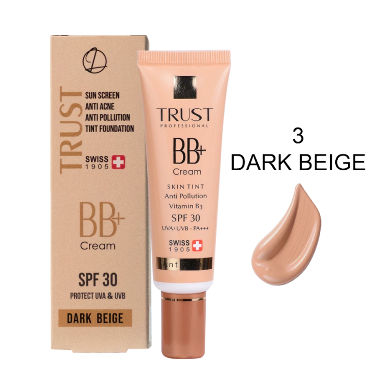 بی بی کرم پلاس تراست شماره 3 (بژ تیره)با spf30